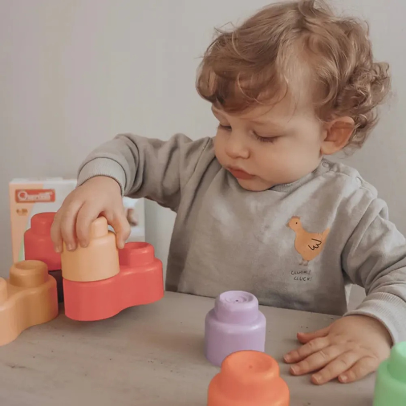 Quercetti Leggo Soft Happy Sound avec Hochets Sonores 18 Pièces - 6M+