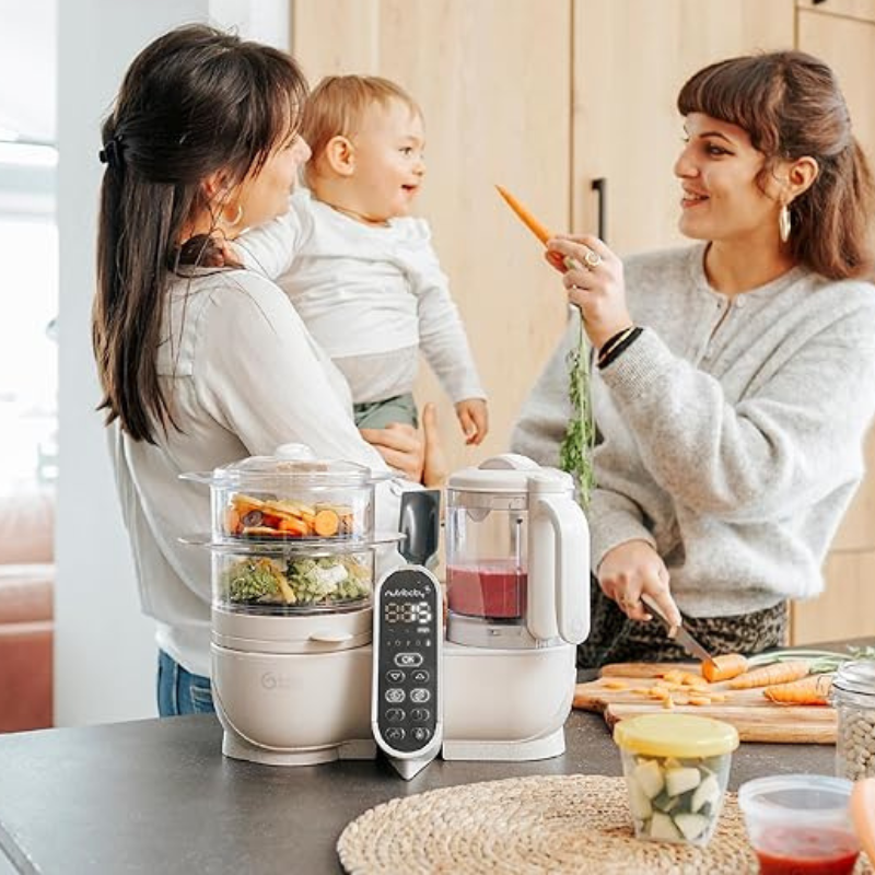 Robot cuiseur nutribaby (+) mineral beige babymoov