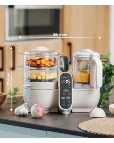 Robot cuiseur nutribaby (+) mineral beige babymoov