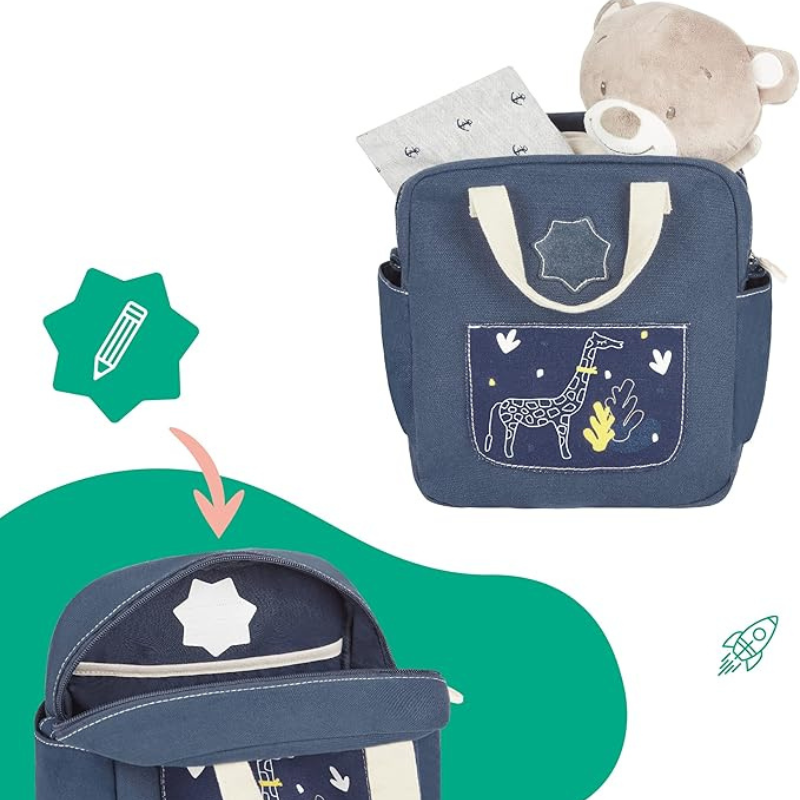 Sac à dos enfant Bleu - BADABULLE