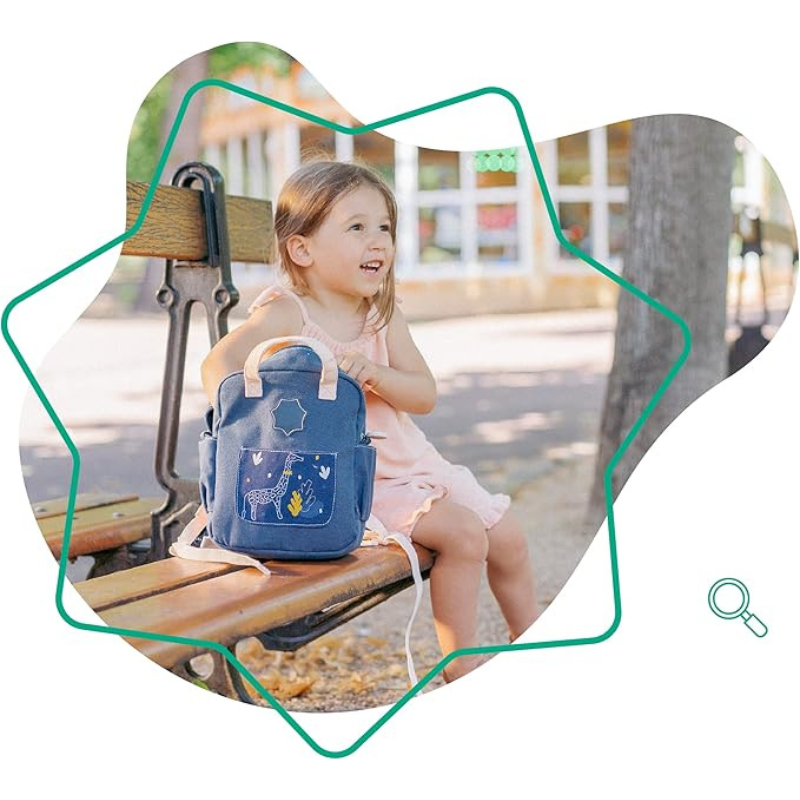 Sac à dos enfant Bleu - BADABULLE