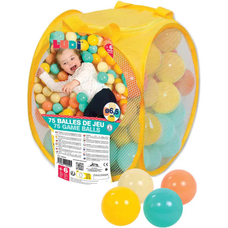 Sac pop-up et 75 balles multicolores