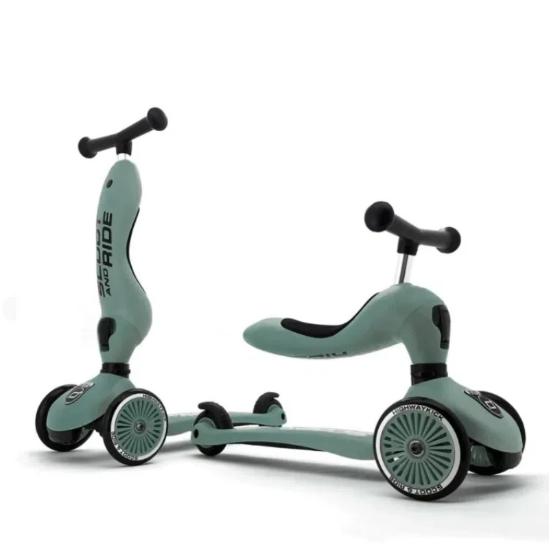 xx SCOOT AND RIDE – TROTTINETTE HIGHWAYKICK 1 – Vert Forêt