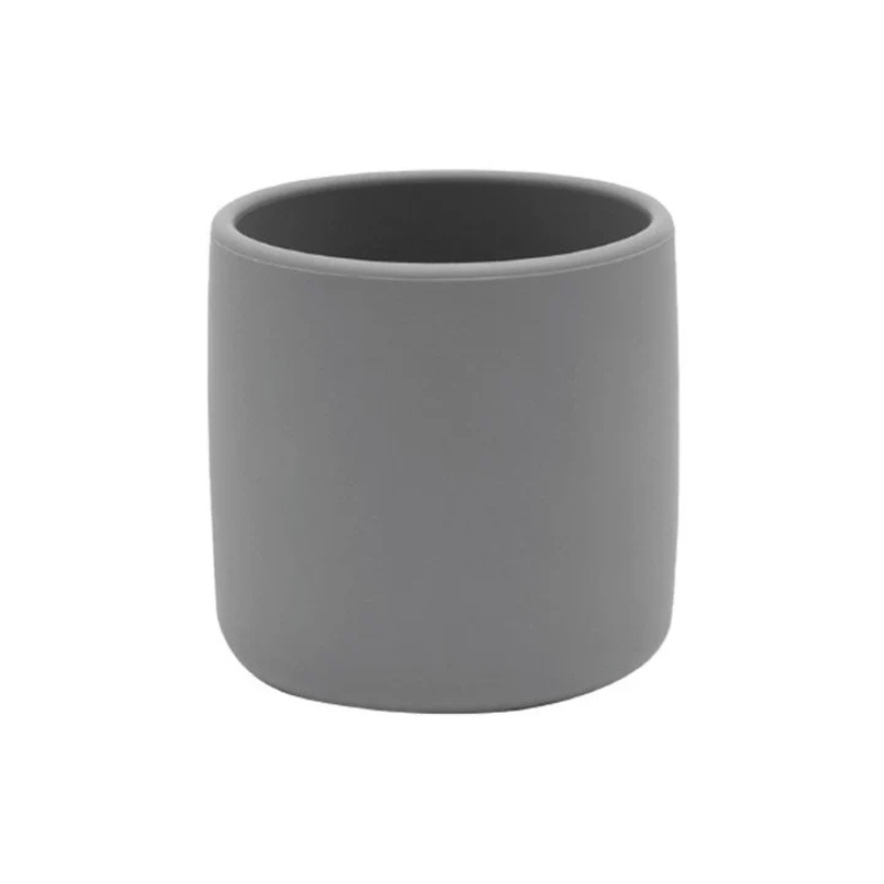 Set en Silicone MINIKOIOI : Bol Gobelet Cuillère – Gris