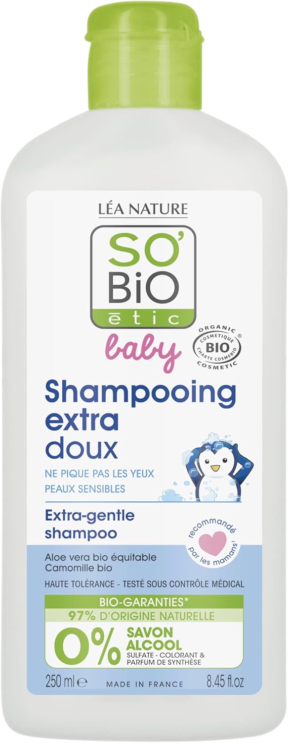 xx So'Bio Étic Shampooing extra-doux, haute tolérance 250 ml