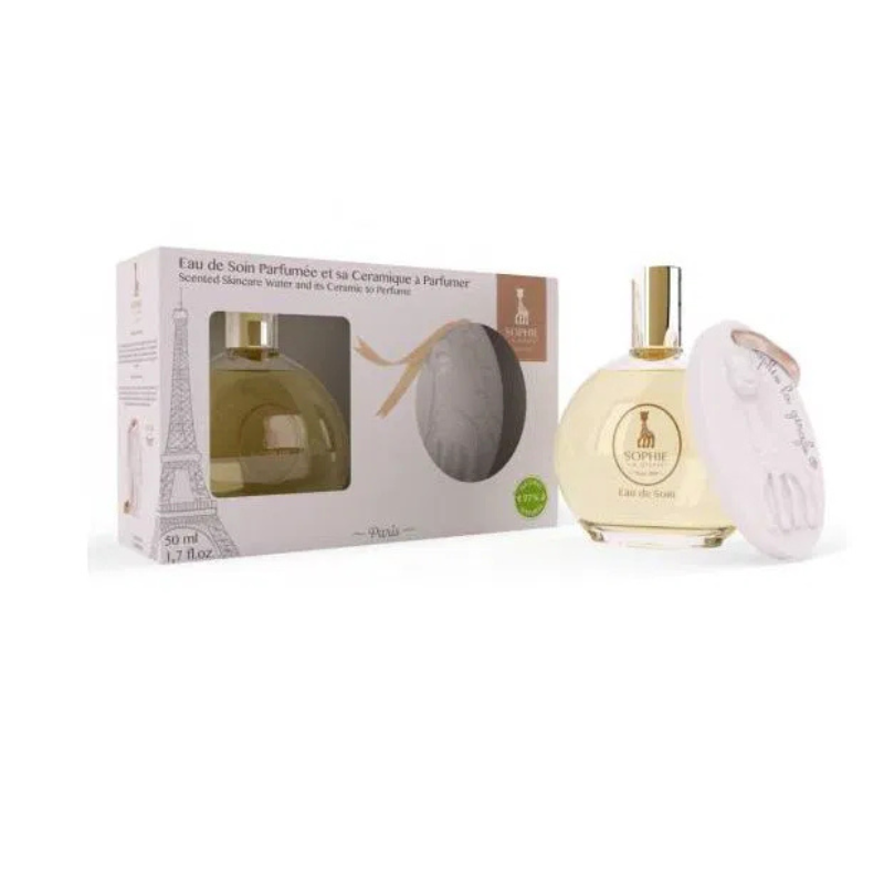 Sophie La Girafe Coffret Eau de Soin parfumée 50ml et sa céramique à parfumer