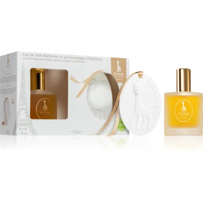 Sophie La Girafe Coffret Eau de Soin parfumée 50ml et sa céramique à parfumer