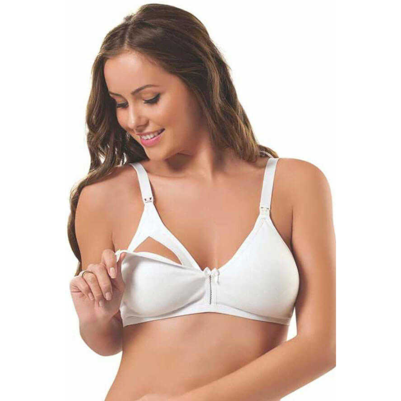 xx Soutien-Gorge d’Allaitement - Blanc - NBB 3581