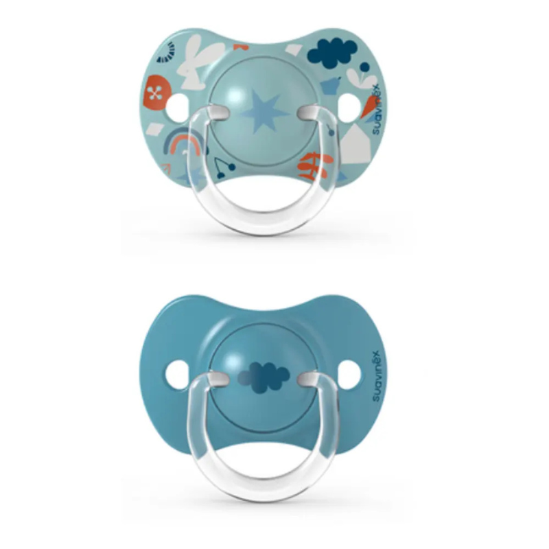 xx Suavinex 2 sucettes Symétriques SX Pro 6-18 mois Bleu