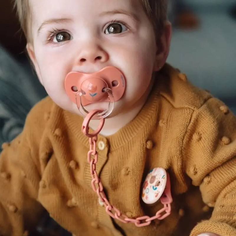 Suavinex 2 sucettes symétriques SX PRO 6-18 mois Rose