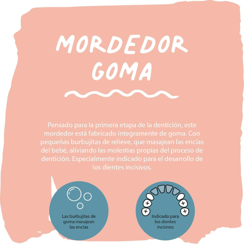 Suavinex, Anneau de Dentition en Gomme pour Bébés +0 Mois