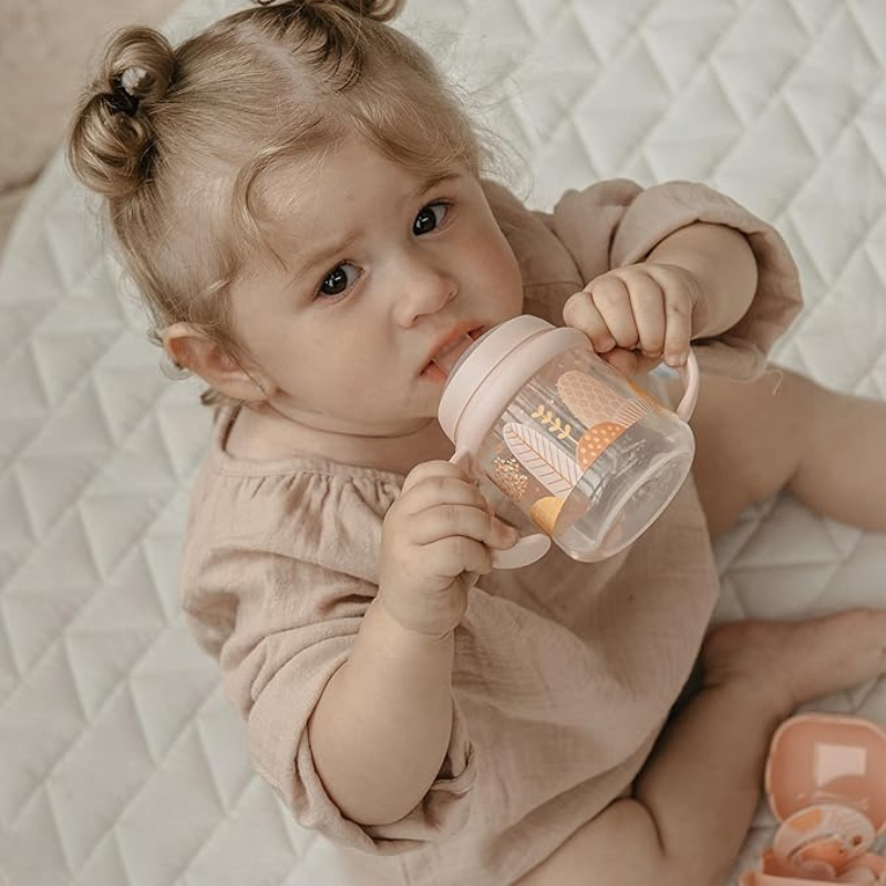 Suavinex Biberon avec Anses et Bec Silicone +6m Blue - 150 ml