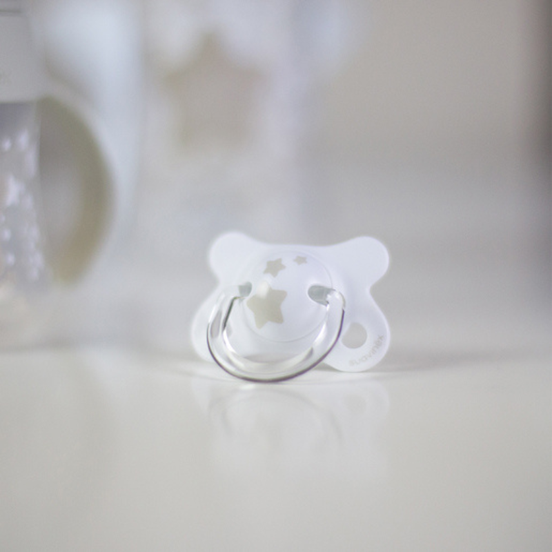 Suavinex – Coffret biberon My Essentials blanc/gris