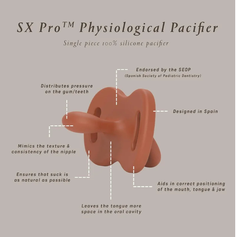 Suavinex Sucette anatomique réversible transparent