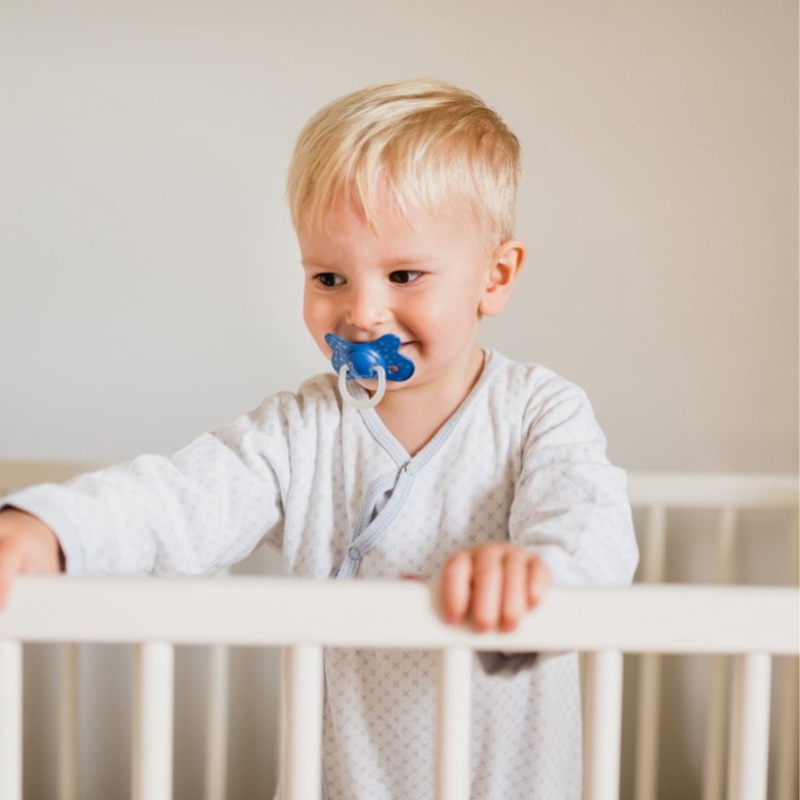 Suavinex Sucette Premium 0-6 mois avec tétine symétrique silicone "Baby lapin" - Vert