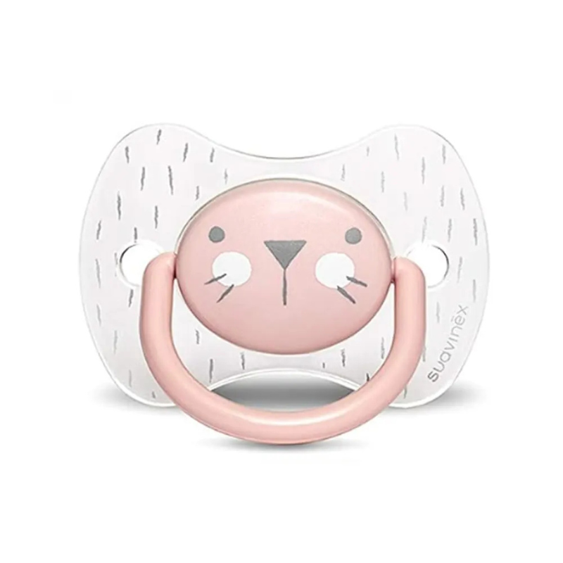 Suavinex Sucette Premium avec Tétine Symétrique en Silicone - 6/18M