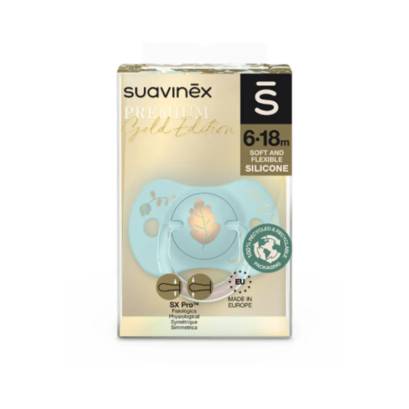 xx Suavinex Sucette Premium Silicone SX Pro Bleu - 6-18M