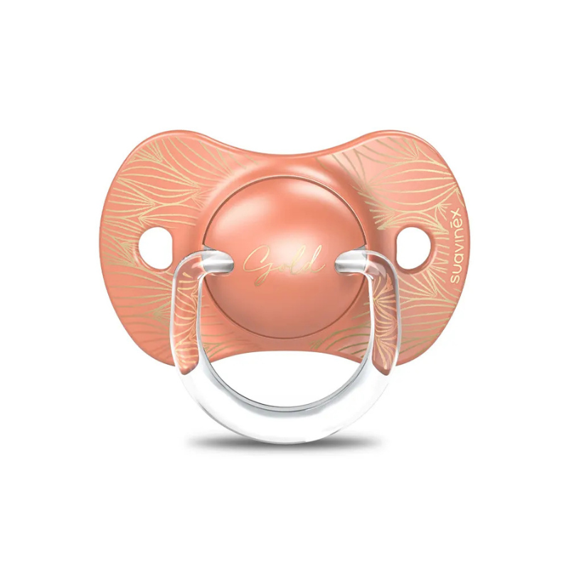 Suavinex Sucette Premium Silicone SX Pro orange - doré - 18M+