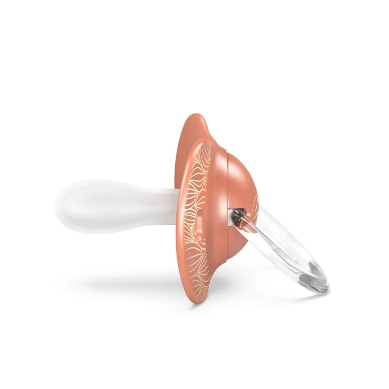 Suavinex Sucette Premium Silicone SX Pro orange - doré - 18M+