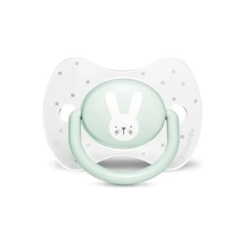 SUAVINEX Sucette Réversible 0-6M - Moustache Vert