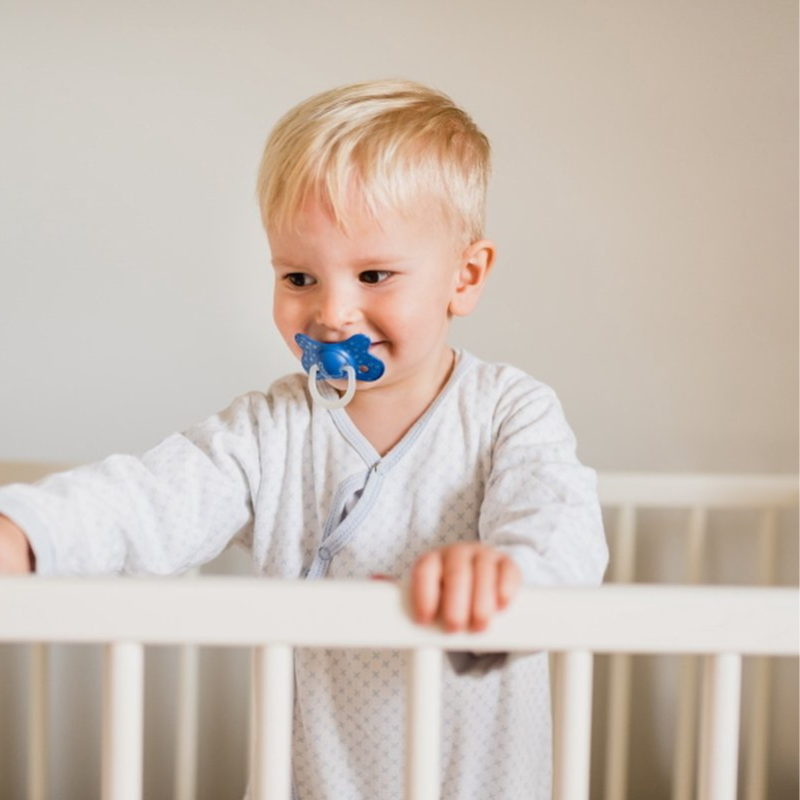 Suavinex sucette réversible lapin gris 0-6m