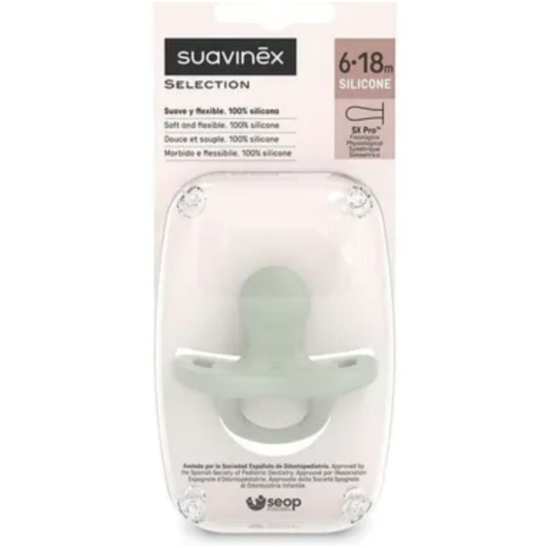 xx Suavinex Sucette Silicone réversible Mint