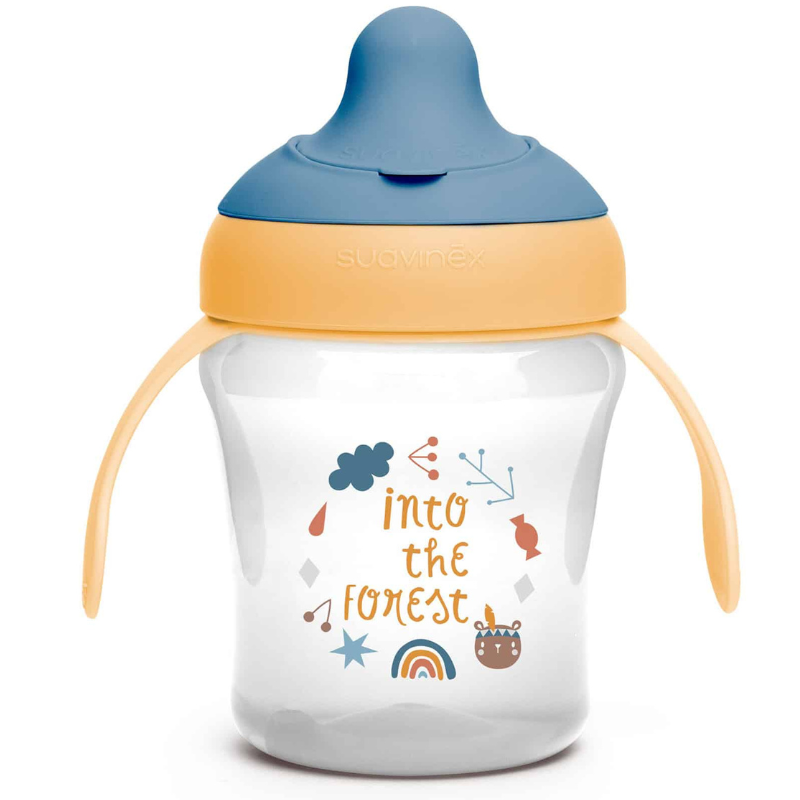 xx Suavinex Tasse à bec Into the forest Jaune +6m 200ml