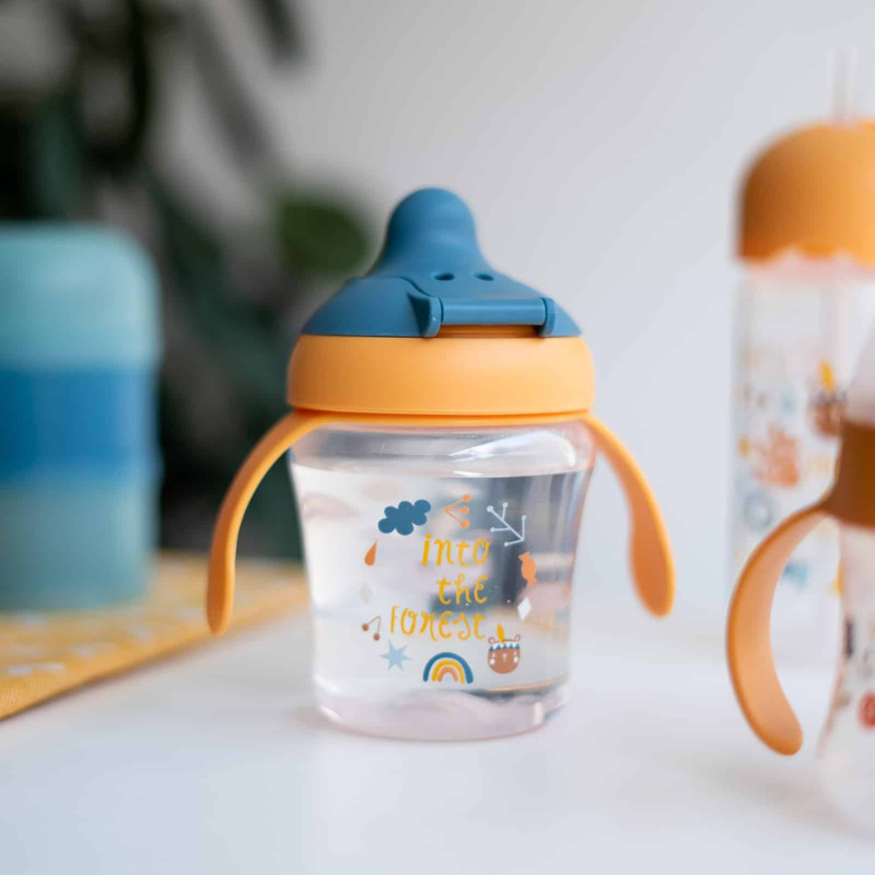 Suavinex Tasse à bec Into the forest Jaune +6m 200ml