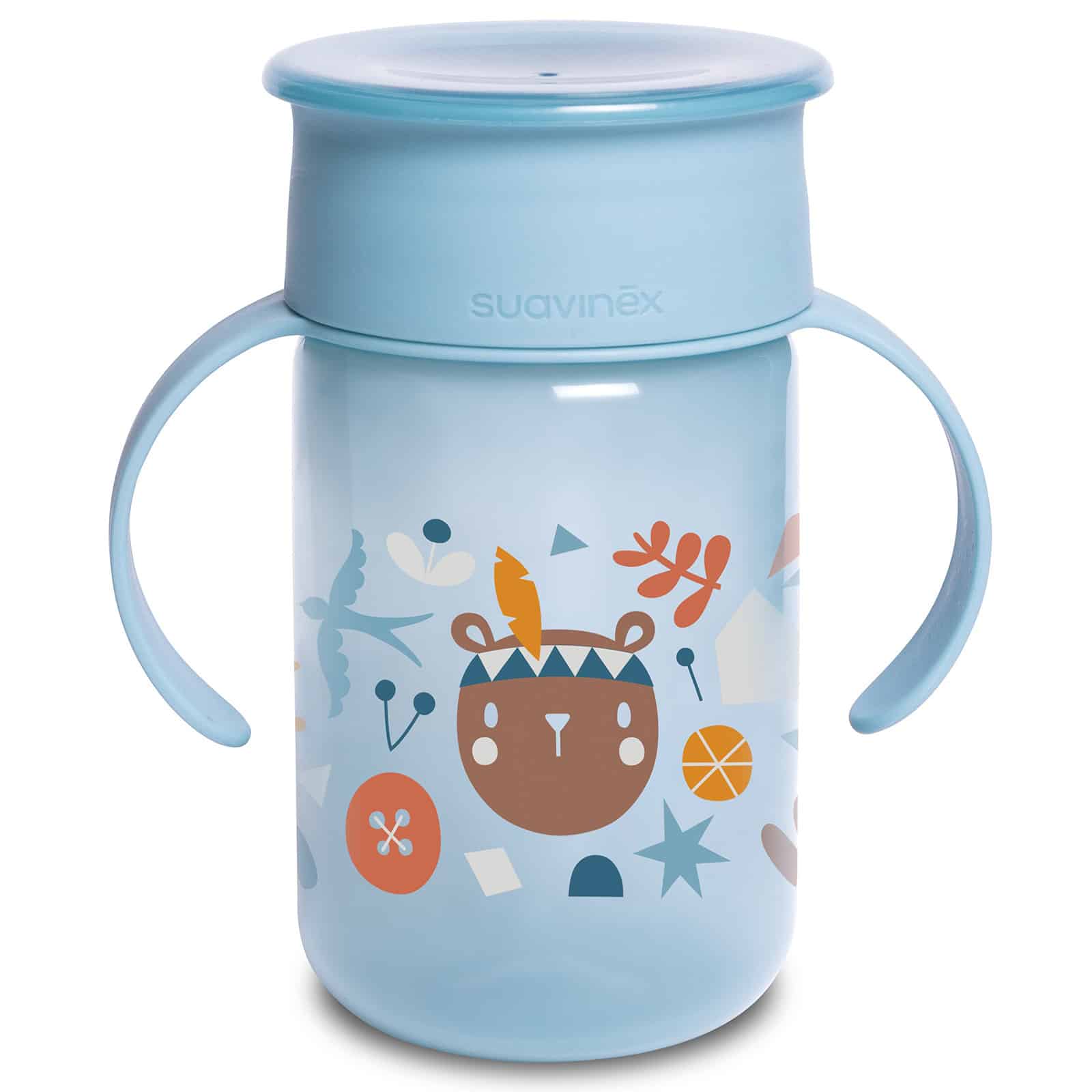 Suavinex Tasse d’apprentissage 360º Bleu +12 mois 340ml