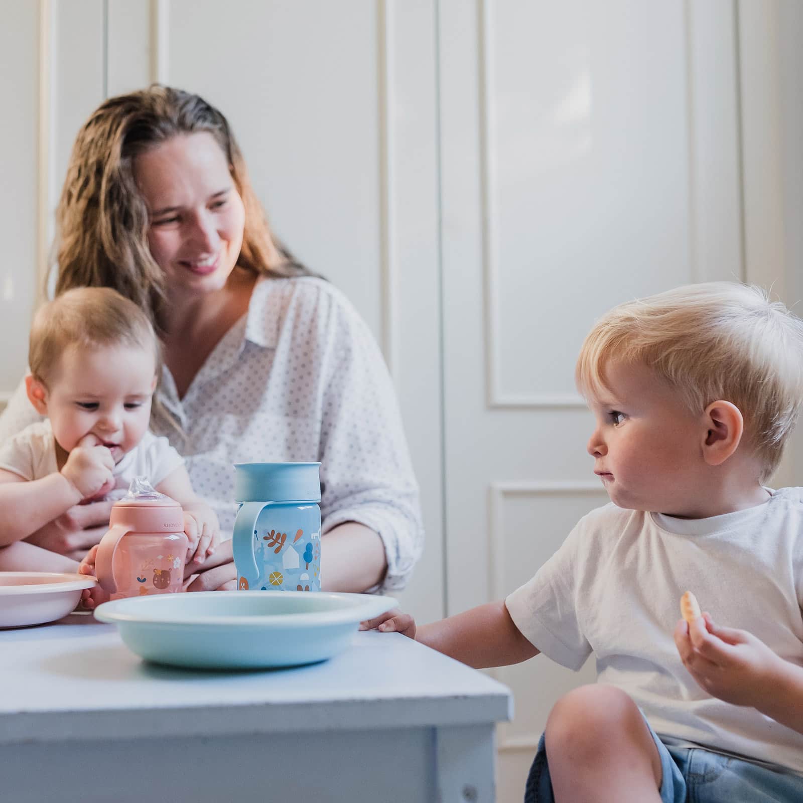 Suavinex Tasse d’apprentissage 360º Bleu +12 mois 340ml