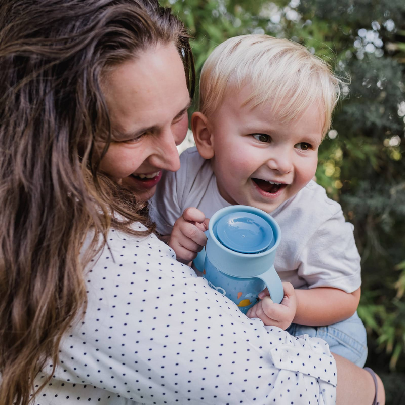 Suavinex Tasse d’apprentissage 360º Bleu +12 mois 340ml