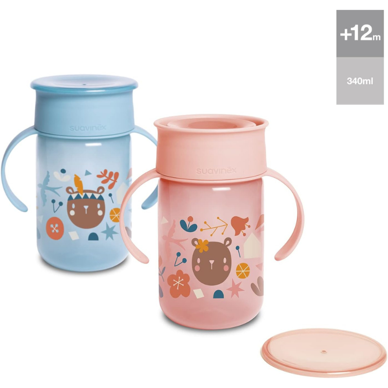 Suavinex Tasse d’apprentissage 360º – Rose