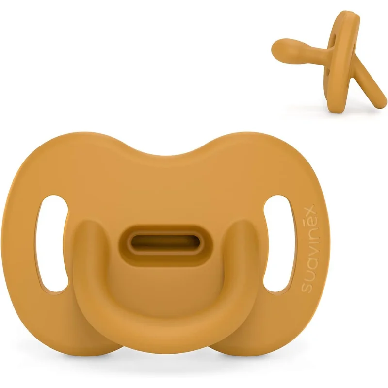 xx Sucette réversible en silicone Colour Essence 0-6M Moutarde