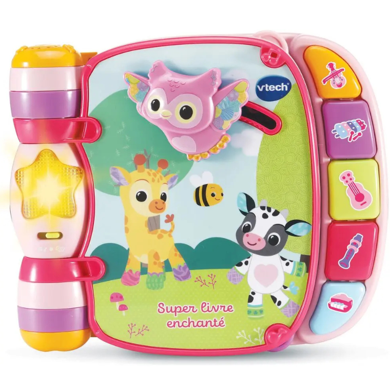 xx Super Livre Enchanté - Baby Loulous Rose