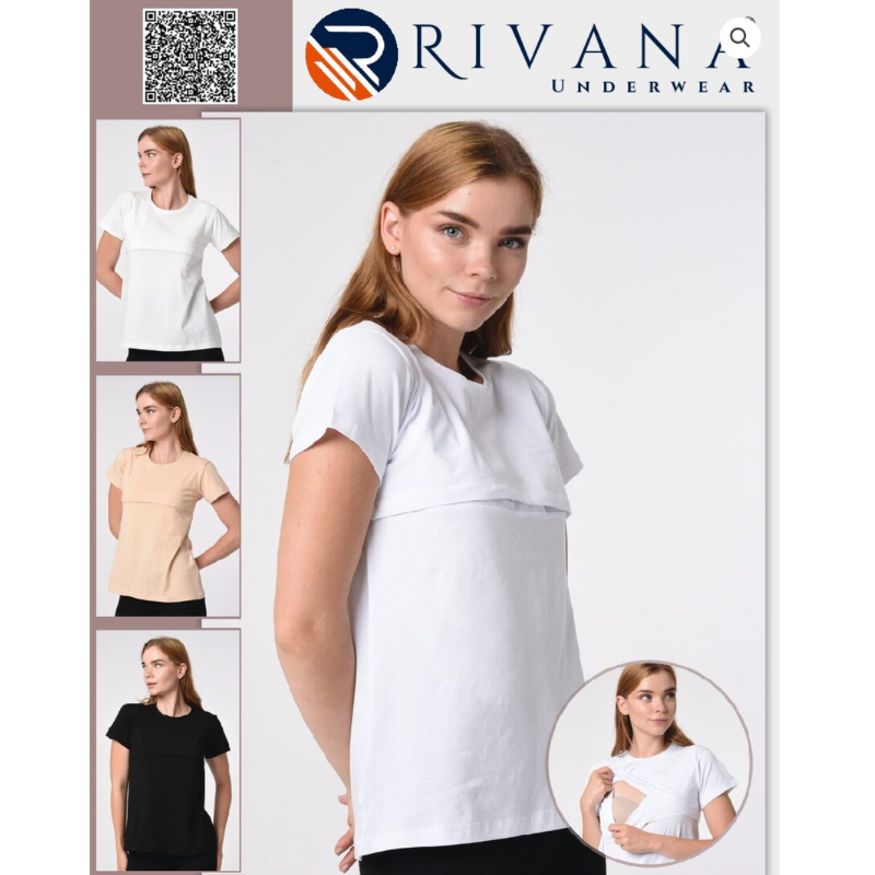 xx T-shirt d’allaitemen 8061 – RIVANA UNDERWEAR