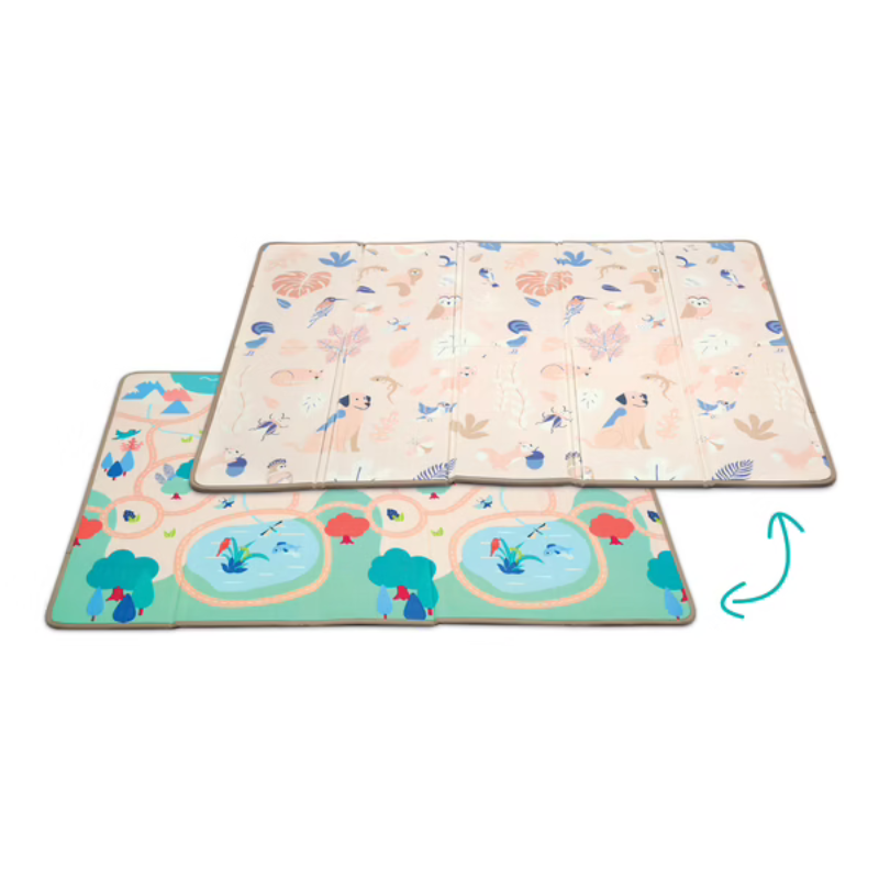xx Tapis d'éveil pliable et réversible XXL