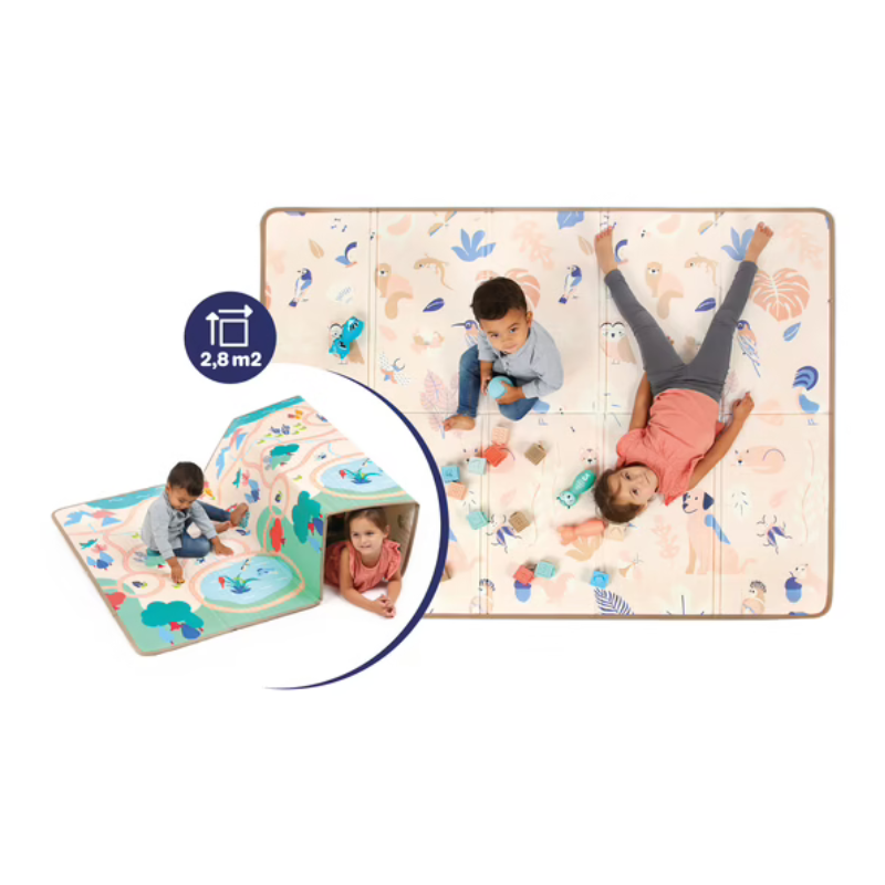 Tapis d'éveil pliable et réversible XXL