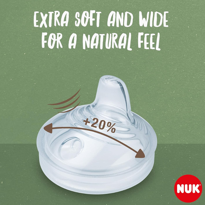 Tasse d'apprentissage lumineuse NUK Nature Sense 150 ml  6-mois plus