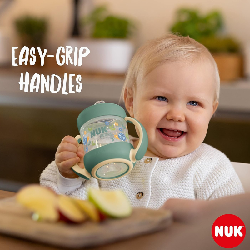 Tasse d'apprentissage lumineuse NUK Nature Sense 150 ml  6-mois plus