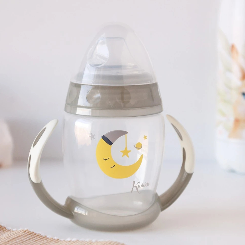 Tasse d'apprentissage step 1 brille dans l'obscurité gris +6 MOIS