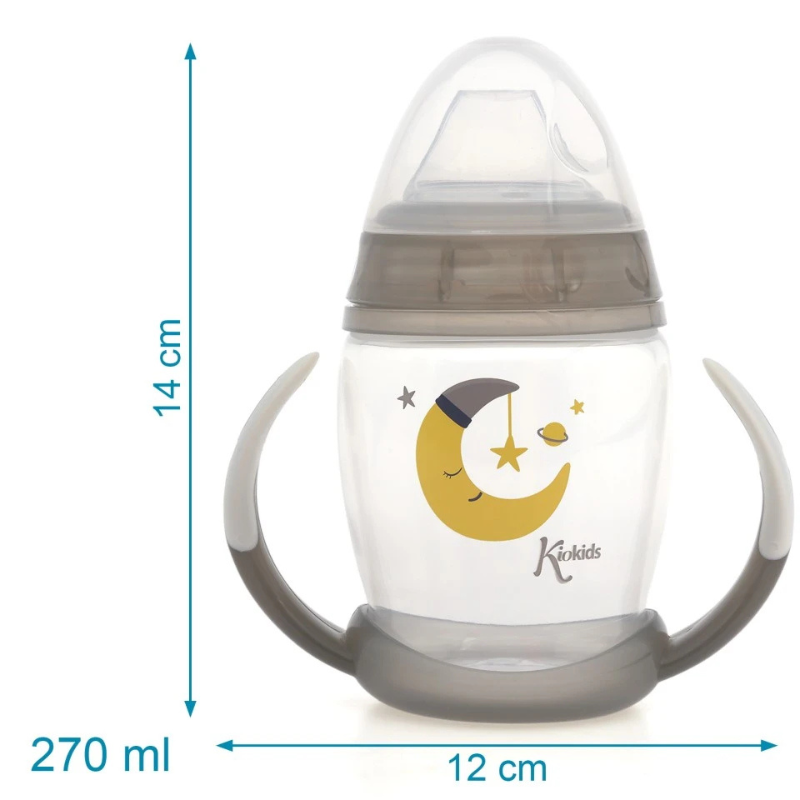 Tasse d'apprentissage step 1 brille dans l'obscurité gris +6 MOIS