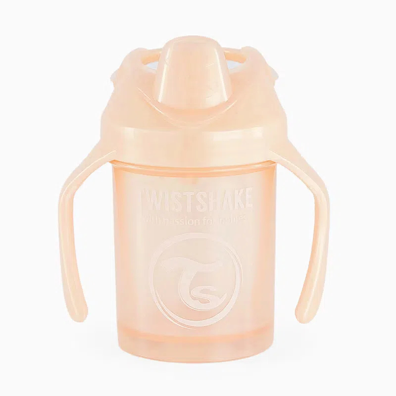 Tasse enfant Mini Cup 230 ml 4 m+ Pearl Champagne - TWISTSHAKE
