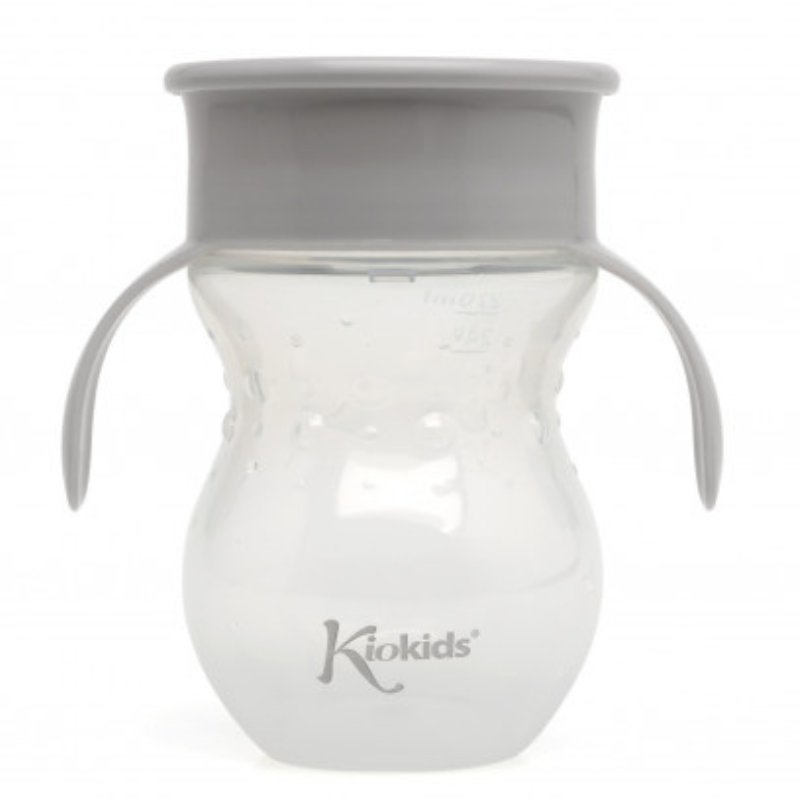 xx Tasse Step 3 avec poignée 360° Gris - Kiokids