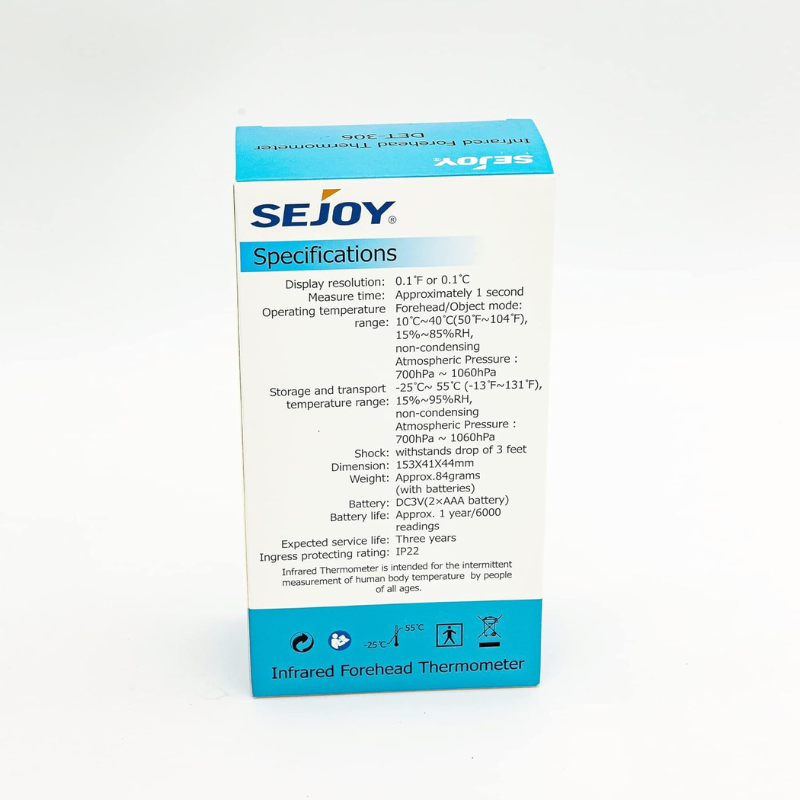 Thermomètre frontal Sejoy