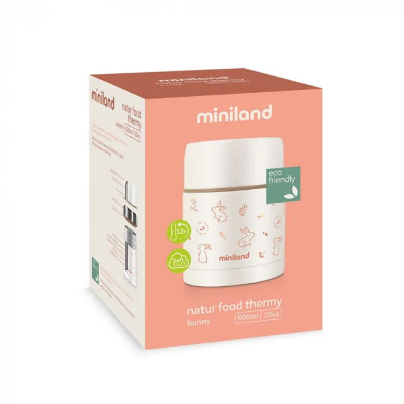 Thermos Miniland Pour Aliments Solides Bunny 600ml