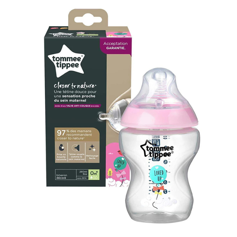 xx Tommee Tippee Closer To Nature Rose - 260ml