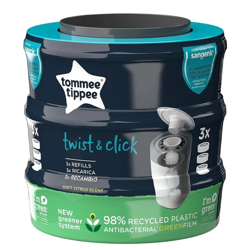 xx Tommee Tippee Pack of 3 Twist -  Click Refills
