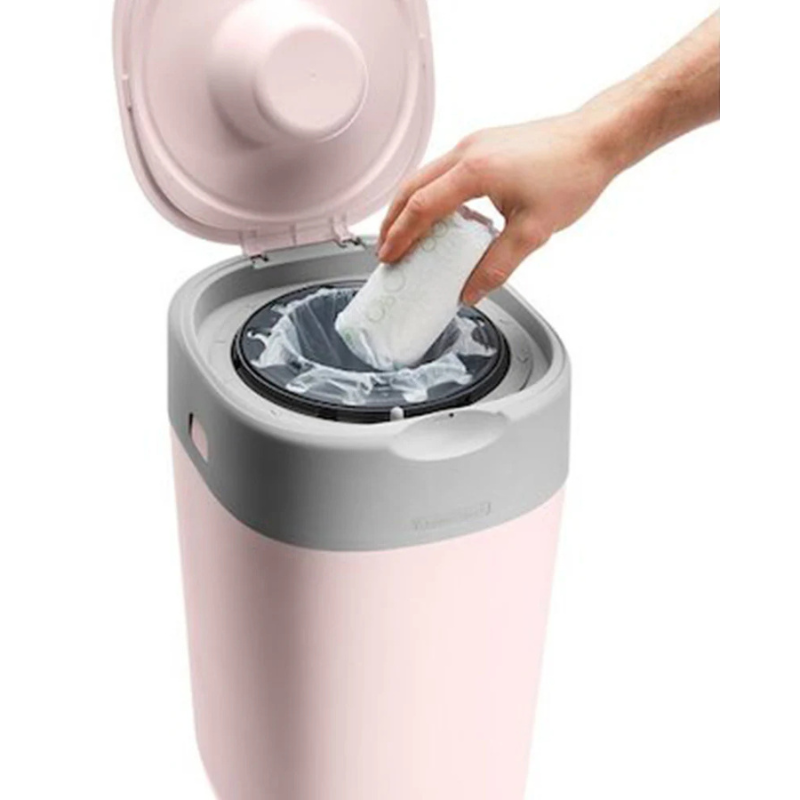 Tommee Tippee Poubelle à couches Anti-Odeur Twist - Click - Rose