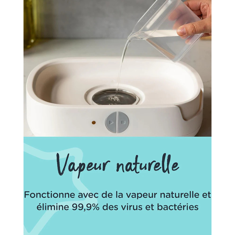Tommee Tippee Stérilisateur Électrique à Vapeur Super Steam – Blanc