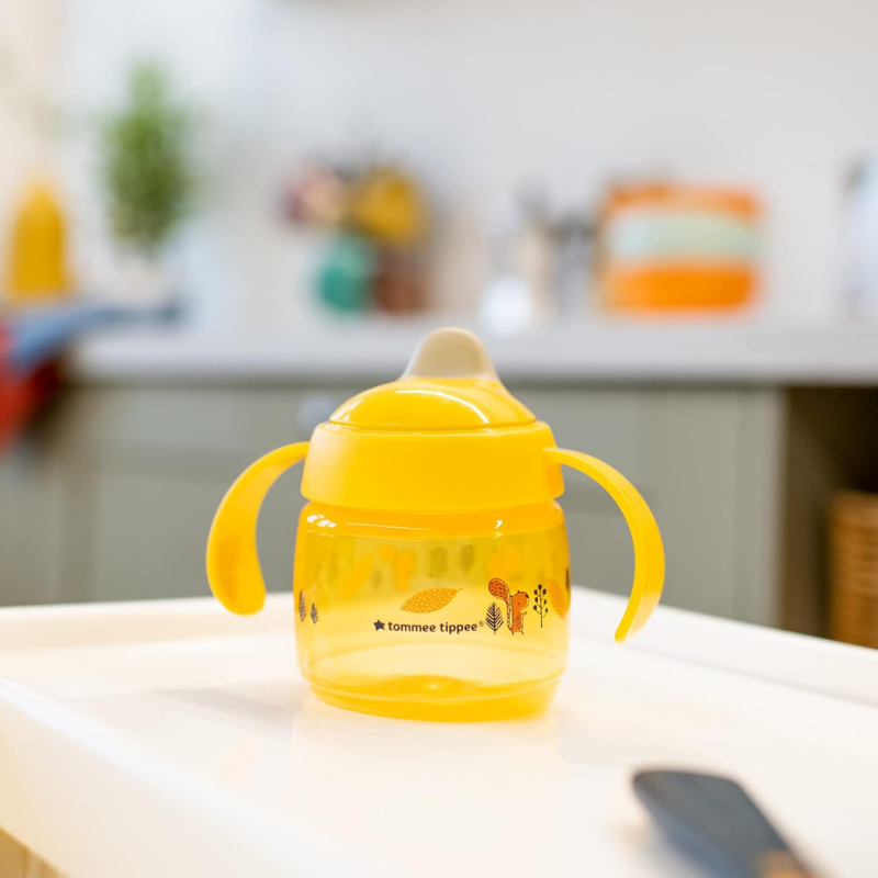 Tommee Tippee Tasse d’Apprentissage 190ml 4M+ – Jaune